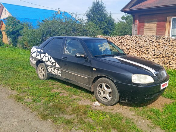 2007 Chery Amulet (A15) I, чёрный, 170000 рублей