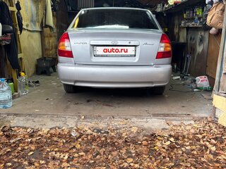 2007 Hyundai Accent ТагАЗ II, серебристый, 400000 рублей, вид 1