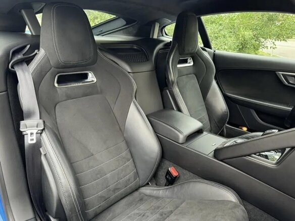 2018 Jaguar F-Type R I Рестайлинг, голубой, 7000000 рублей - вид 16