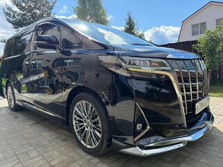 2021 Toyota Alphard III Рестайлинг, чёрный, 5400000 рублей, вид 2
