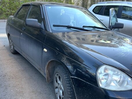 2008 Lada (ВАЗ) Priora I, чёрный, 150000 рублей, вид 5