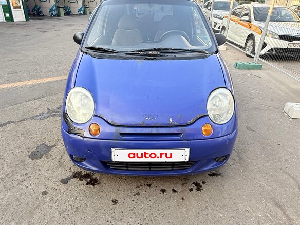 2007 Daewoo Matiz I Рестайлинг, синий, 115000 рублей