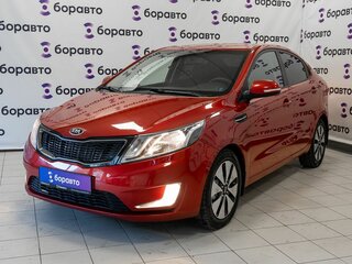 2011 Kia Rio 4-speed III, красный, 969000 рублей, вид 3