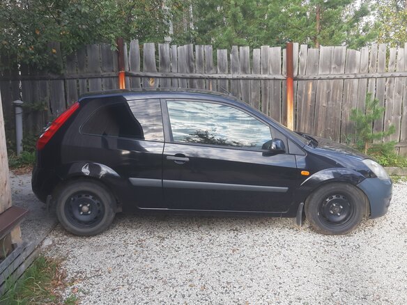 2006 Ford Fiesta Mk5, чёрный - вид 1