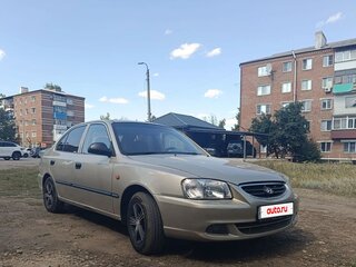 2006 Hyundai Accent ТагАЗ II, бежевый, 310000 рублей, вид 4