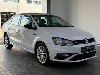2017 Volkswagen Polo V Рестайлинг, белый, 1210000 рублей, вид 3
