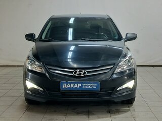2014 Hyundai Solaris I Рестайлинг, чёрный, 580000 рублей, вид 2
