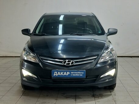 2014 Hyundai Solaris I Рестайлинг, чёрный, 530000 рублей, вид 2