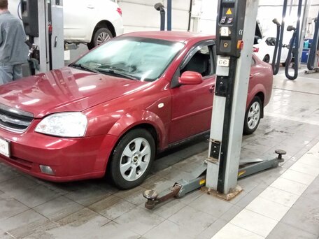 2006 Chevrolet Lacetti I, красный, 320000 рублей, вид 1