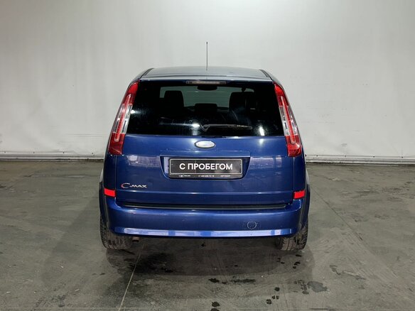 2009 Ford C-MAX I Рестайлинг, синий, 440000 рублей - вид 4