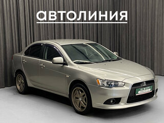2013 Mitsubishi Lancer X Рестайлинг, серебристый, 730000 рублей, вид 1