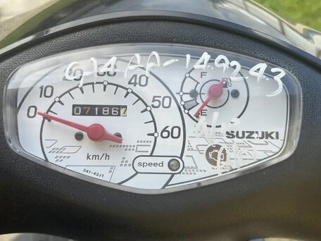 2001 Suzuki Lets 6, чёрный, 85000 рублей, вид 4
