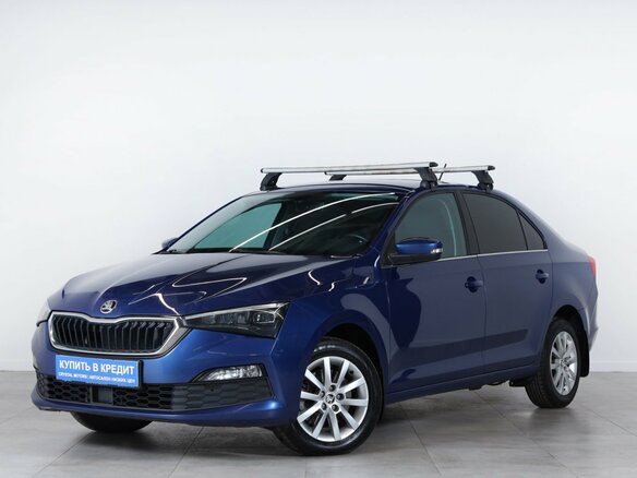 2020 Skoda Rapid II, синий - вид 2