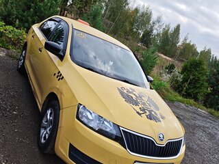 2017 Skoda Rapid I, жёлтый, 430000 рублей, вид 2