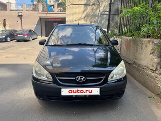 2007 Hyundai Getz I Рестайлинг, чёрный, 450000 рублей, вид 1