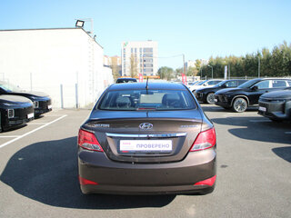 2014 Hyundai Solaris I Рестайлинг, коричневый, 749800 рублей, вид 5