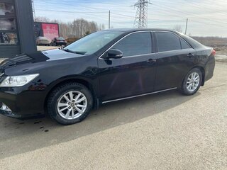 2013 Toyota Camry VII (XV50), чёрный, 1320000 рублей, вид 2