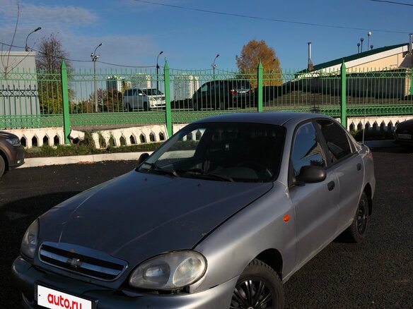 2007 Chevrolet Lanos I, серебристый, 100000 рублей