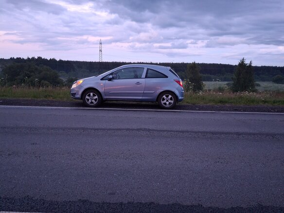 2007 Opel Corsa D, синий - вид 1