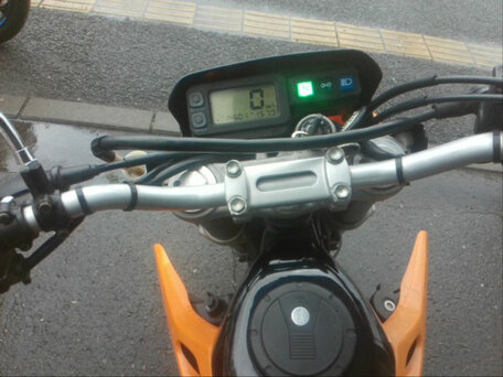 2003 Kawasaki D-tracker 250, оранжевый, 235000 рублей, вид 3