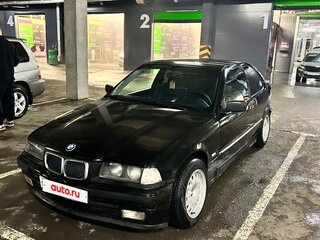1997 BMW 3 серии Compact 316i III (E36), чёрный, 600000 рублей, вид 1