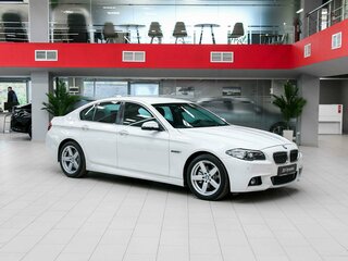 2014 BMW 5 серии 520i VI (F10/F11/F07) Рестайлинг, белый, 1790000 рублей, вид 3