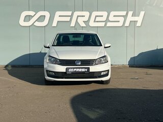 2018 Volkswagen Polo V Рестайлинг, белый, 1375000 рублей, вид 3