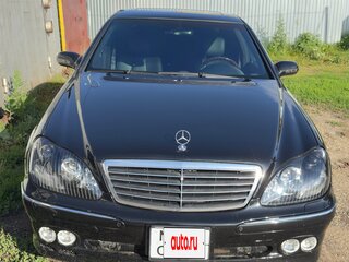 2001 Mercedes-Benz S-Класс 320 IV (W220), чёрный, 1350000 рублей, вид 4