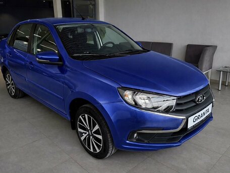 2026 Lada (ВАЗ) Granta I Рестайлинг, синий, 1238000 рублей, вид 2