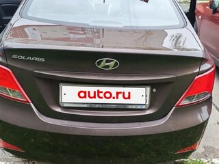 2016 Hyundai Solaris I Рестайлинг, коричневый, 850000 рублей, вид 4