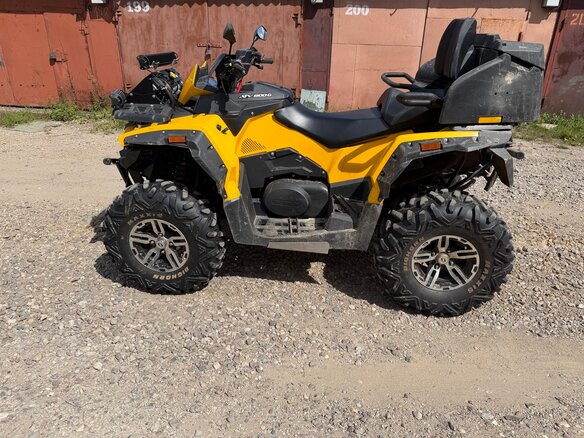 2016 Stels ATV-800 Guepard ST, жёлтый - вид 8