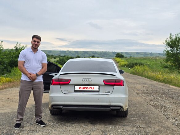 2017 Audi A6 IV (C7) Рестайлинг, белый, 2100000 рублей - вид 3