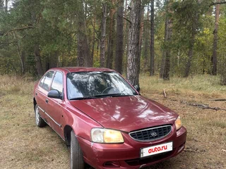 2005 Hyundai Accent ТагАЗ II, красный, 95000 рублей, вид 4