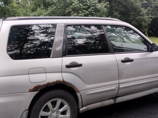 2005 Subaru Forester II, серебристый, 450000 рублей, вид 2