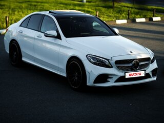 2021 Mercedes-Benz C-Класс 200 IV (W205) Рестайлинг, белый, 3370000 рублей, вид 4