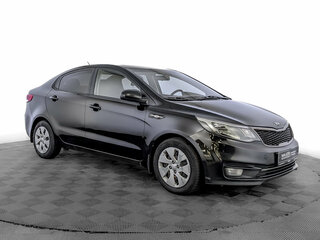 2017 Kia Rio III Рестайлинг, чёрный, 1140000 рублей, вид 3