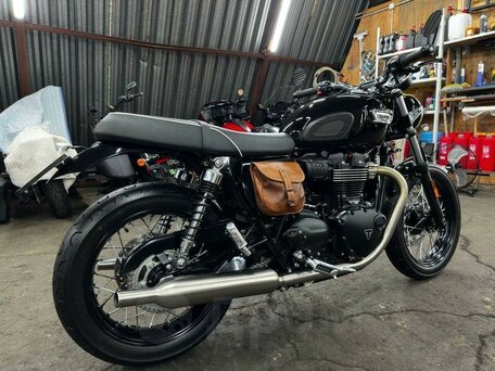 2021 Triumph Bonneville T100, чёрный, 1090000 рублей, вид 5