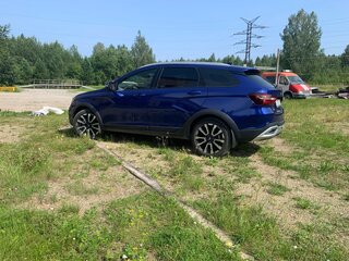 2025 Lada (ВАЗ) Vesta SW Cross I Рестайлинг (NG), синий, 1600000 рублей, вид 4