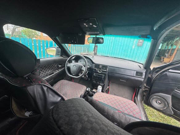 2011 Lada (ВАЗ) Priora I, синий, 105000 рублей - вид 5
