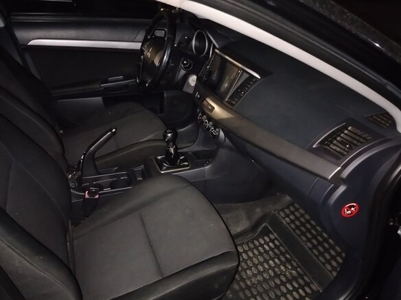 2008 Mitsubishi Lancer X, чёрный, 780000 рублей - вид 8