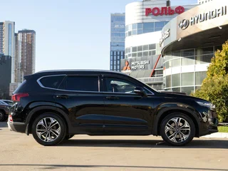 2019 Hyundai Santa Fe IV, чёрный, 3238000 рублей, вид 3