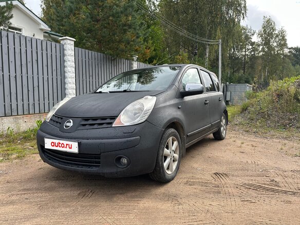 2007 Nissan Note I, чёрный, 310000 рублей