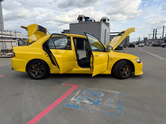 2006 Mitsubishi Lancer Evolution IX, жёлтый - вид 5