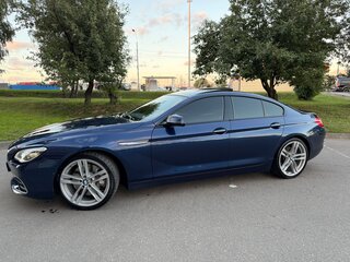 2015 BMW 6 серии Gran Coupe 650i xDrive III (F06/F13/F12) Рестайлинг, синий, 3490000 рублей, вид 2