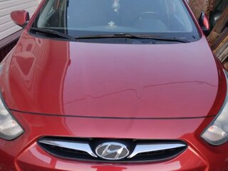 2012 Hyundai Solaris I, красный, 750000 рублей, вид 2