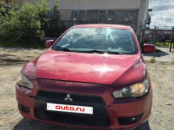 2008 Mitsubishi Lancer X, красный, 650000 рублей - вид 2