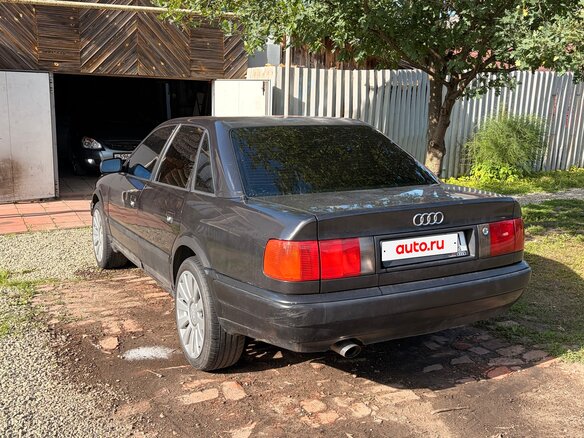 1992 Audi 100 IV (C4), чёрный, 390000 рублей - вид 2