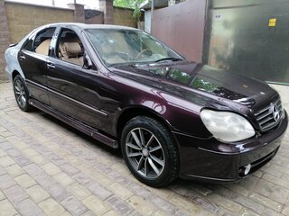 1998 Mercedes-Benz S-Класс 320 IV (W220), фиолетовый, 330000 рублей, вид 1