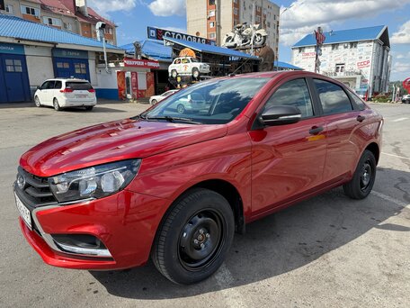 2021 Lada (ВАЗ) Vesta I, красный, 1330000 рублей, вид 1