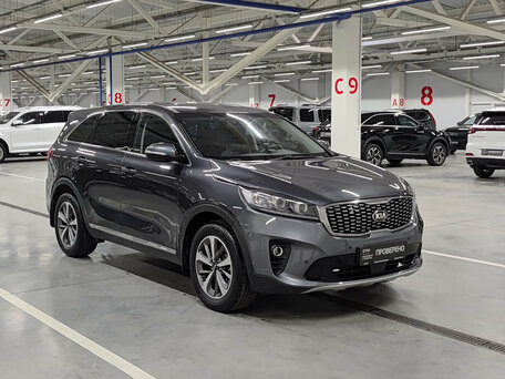 2018 Kia Sorento 6-speed III Prime Рестайлинг, серый, 1730000 рублей, вид 3
